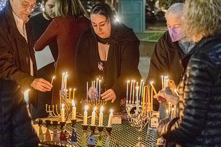 Illumination of the Menorah